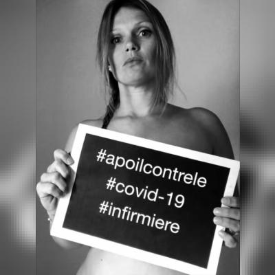 infirmières nues contre le covid
