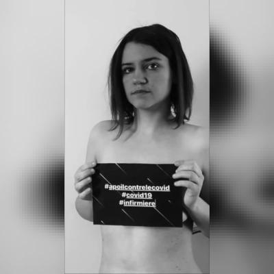 infirmières nues contre le covid