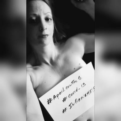 infirmières nues contre le covid