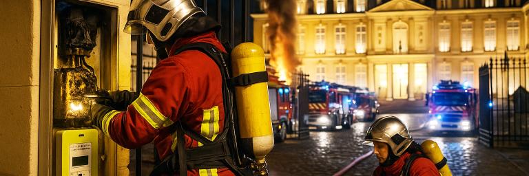 Incendie compteur Linky à l'Élysée